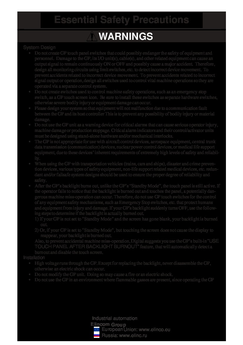 First Page Image of GP2301-SC41-24V Installation Guide.pdf